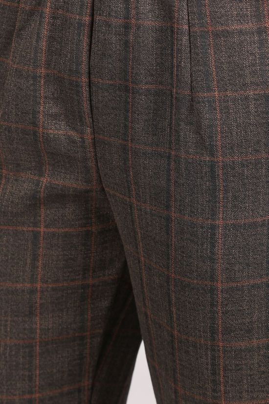 La Fée Maraboutée Broek Fc5003 Dark Grey Marle/Rust