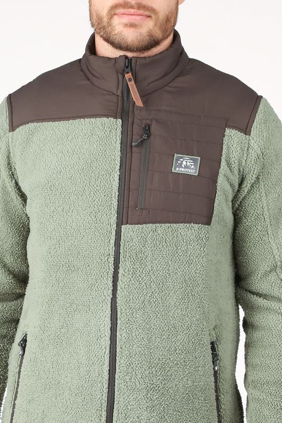 Protest Polaire Adam Fz mid khaki