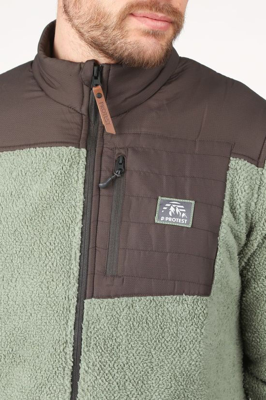 Protest Polaire Adam Fz mid khaki