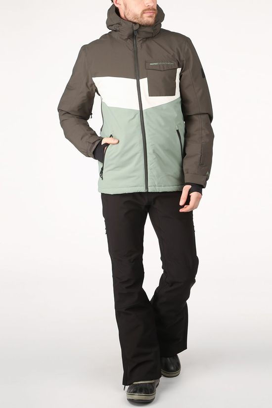 Protest Manteau Larry light green/white