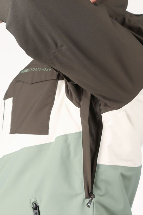Protest Manteau Larry light green/white