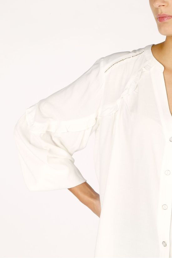 Orfeo Hemd Violette off white