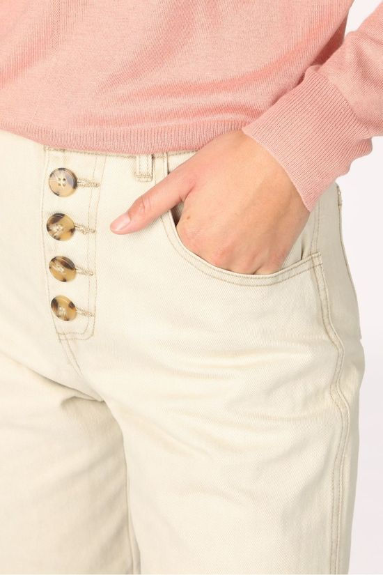 Orfeo Broek Myrtille Ecru