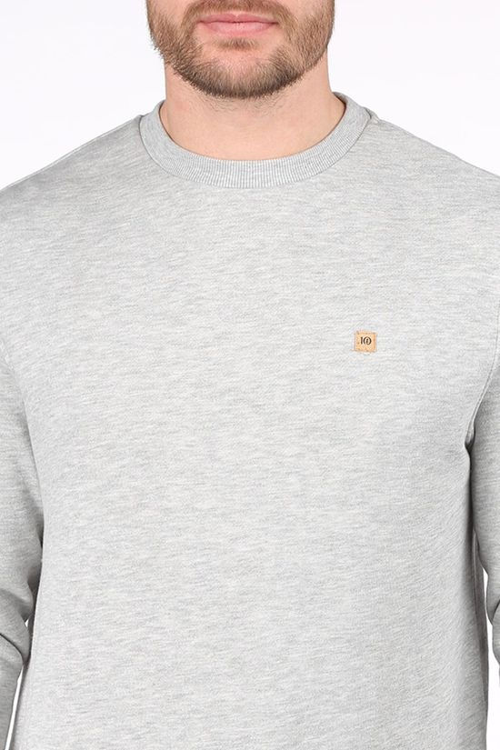 Tentree Pull Treefleece Classic Crew light grey