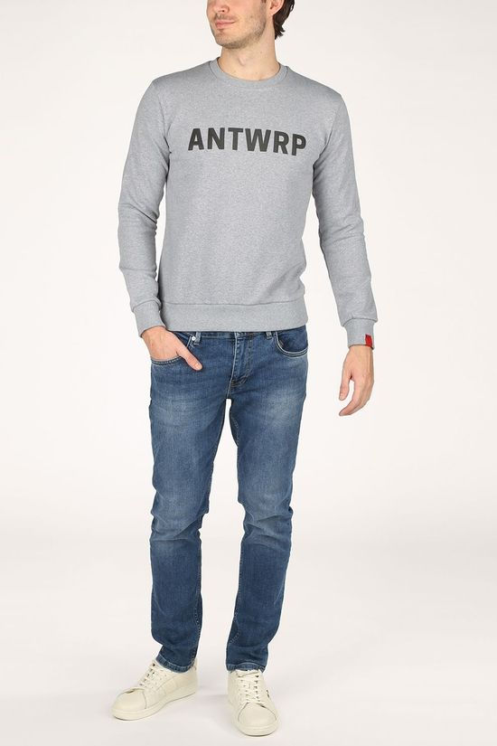 Antwrp Trui Bsw018 - L008 Light Grey Marle
