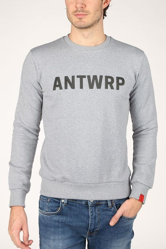 Antwrp Trui Bsw018 - L008 Light Grey Marle