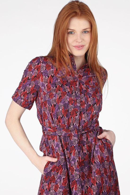 FRNCH Jurk Araceli Black/Assorted / Mixed