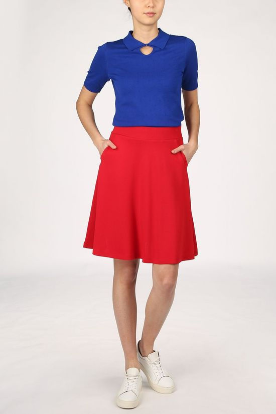 King Louie Rok Sofia Milano Crepe red