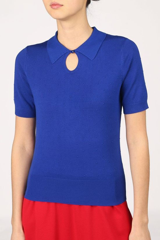 King Louie Pull Collar Droplet royal blue