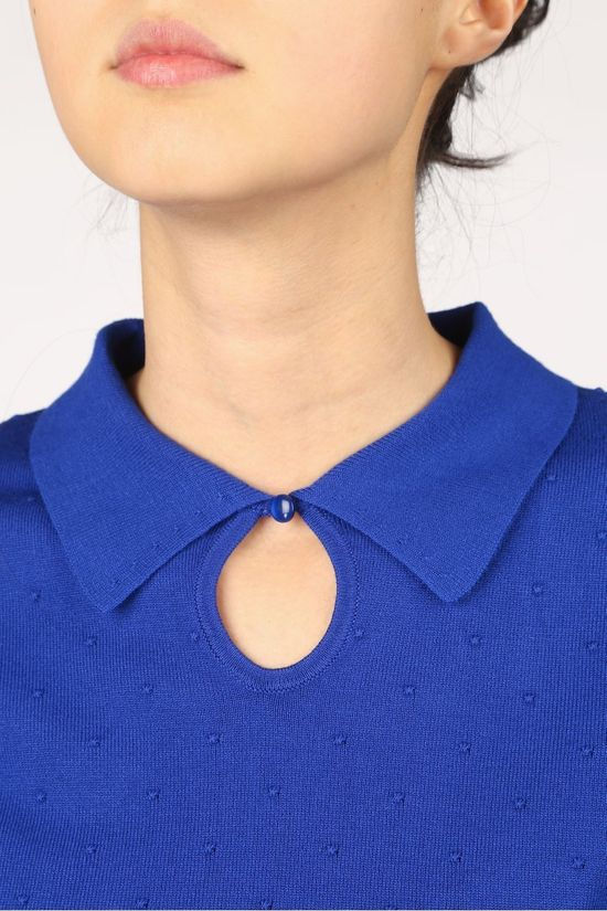 King Louie Pull Collar Droplet royal blue