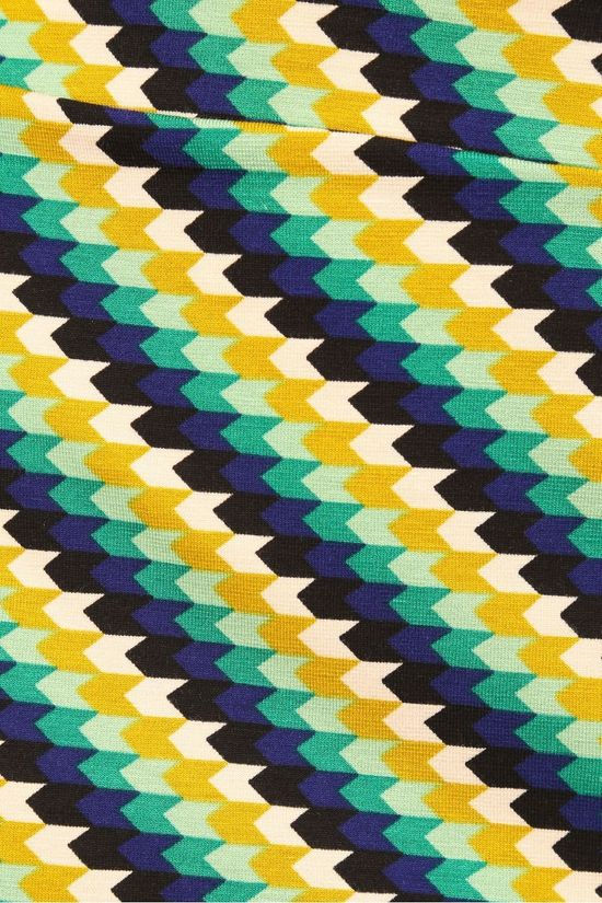 King Louie Rok Border Skirt Daze dark yellow/dark green