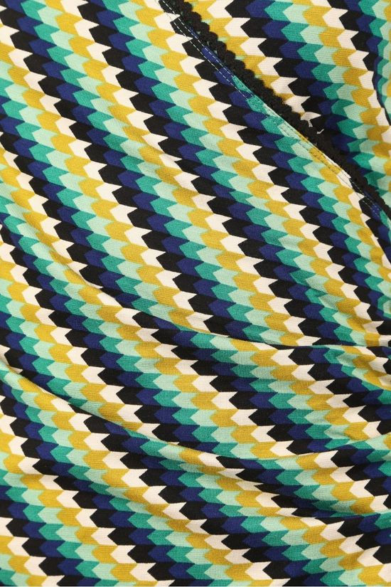 King Louie Robe Cross Daze dark yellow/dark green