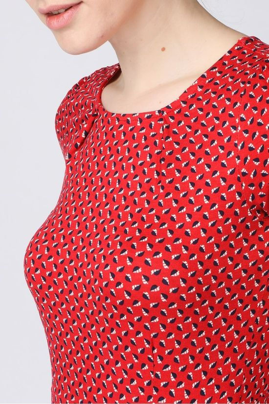 King Louie Robe Mona Rancho Red/Navy Blue