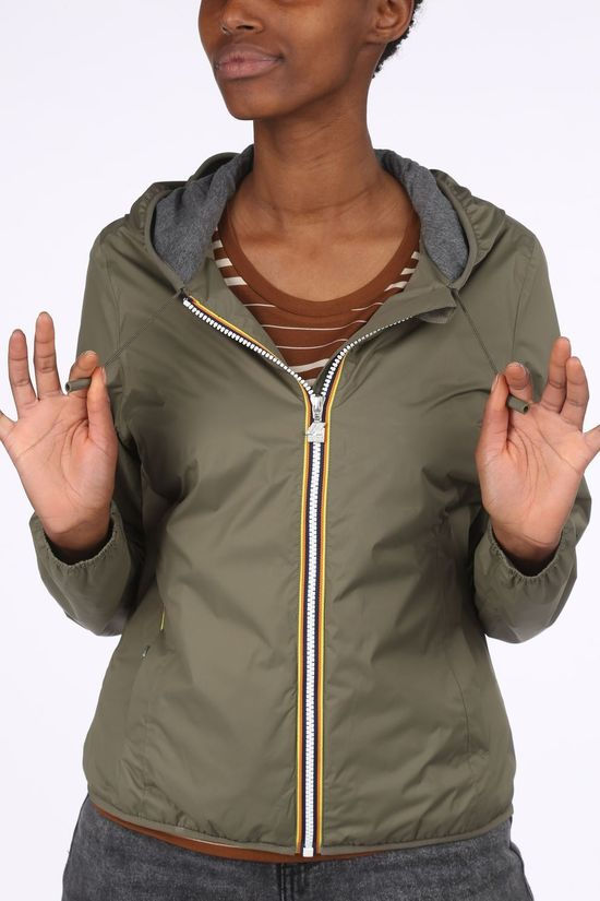 K-Way Jas Poly Lily Poly Jersey mid green