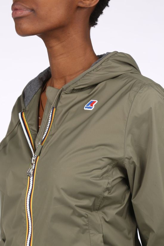 K-Way Jas Poly Lily Poly Jersey mid green