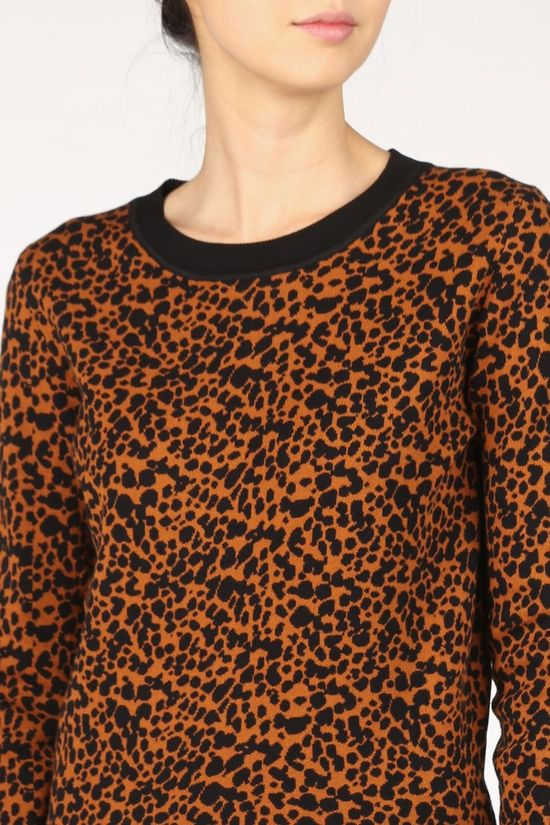 Scotch & Soda Trui 162175 Black/Camel Brown