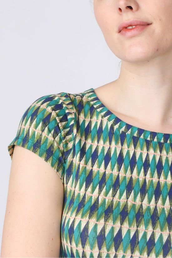 King Louie T-Shirt Lily Juniper dark blue/dark green