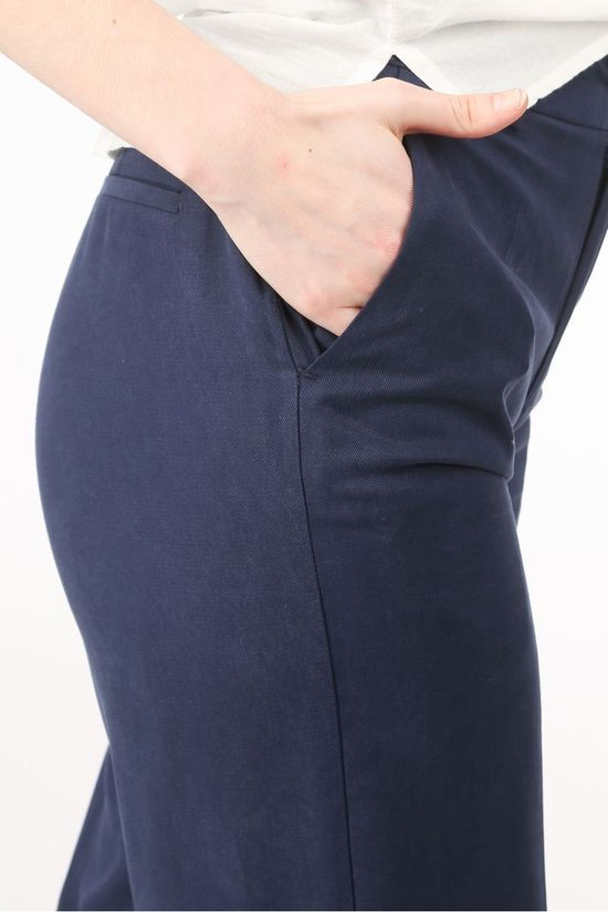 Pepe Jeans Broek Charis Navy Blue
