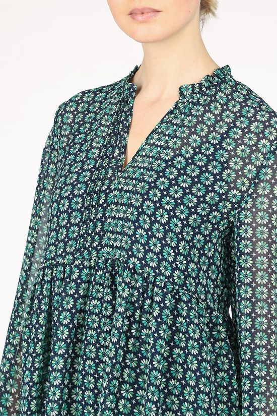 Pepe Jeans Jurk Milena Green/Navy Blue
