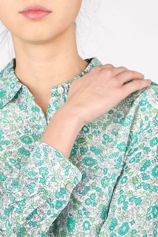 Pepe Jeans Chemise Alessandra green/white