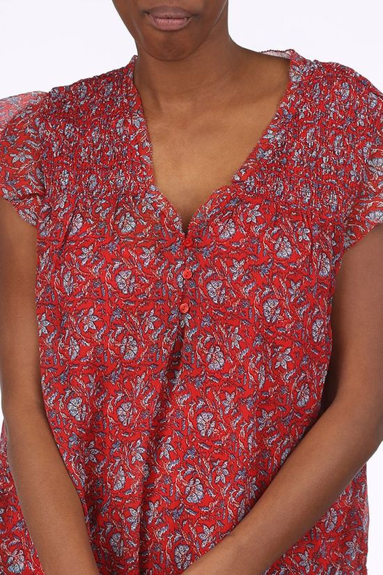 Pepe Jeans Blouse Gabriellas red/off white