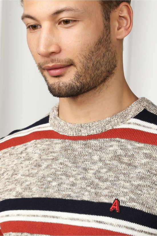 Antwrp Trui Bkw012-L206 Sand Brown/Rust