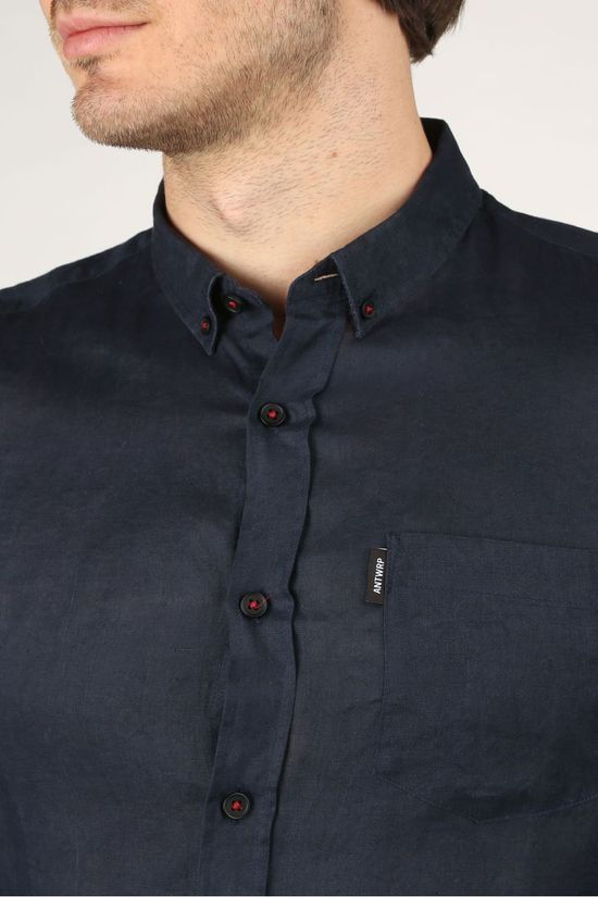 Antwrp Hemd Bsh007K-C486 dark blue