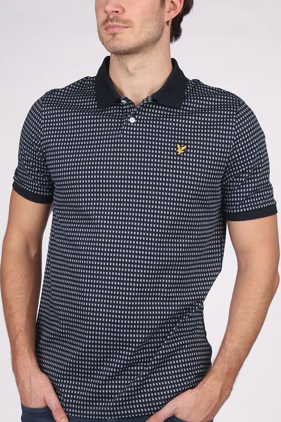 Lyle & Scott Polo Sp1414 Dark Blue/Ass. Geometric