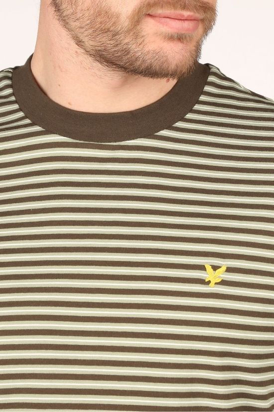 Lyle & Scott T-Shirt Ts1452 dark khaki/light khaki