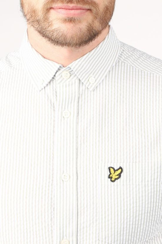 Lyle & Scott Hemd Lw1214 white/light khaki