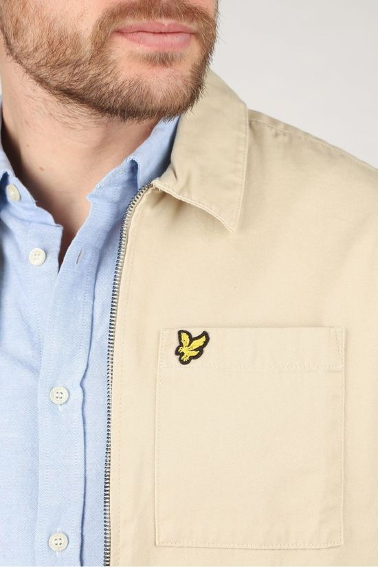 Lyle & Scott Overshirt Lw1409 Sand Brown