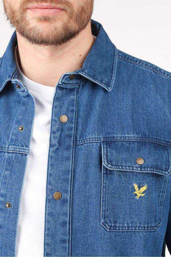 Lyle & Scott Overshirt Lw1451 Mid Blue (Jeans)