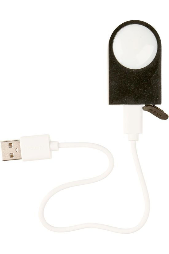 Lexon Verlichting Luciole Rechargeable Clip Light Black