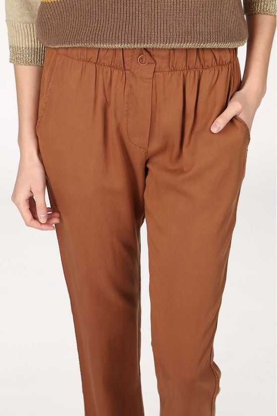 La Fée Maraboutée Broek Damila mid brown