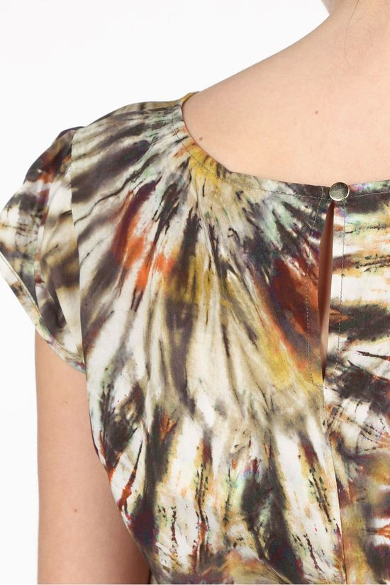 La Fée Maraboutée Blouse Laiba dark khaki/rust