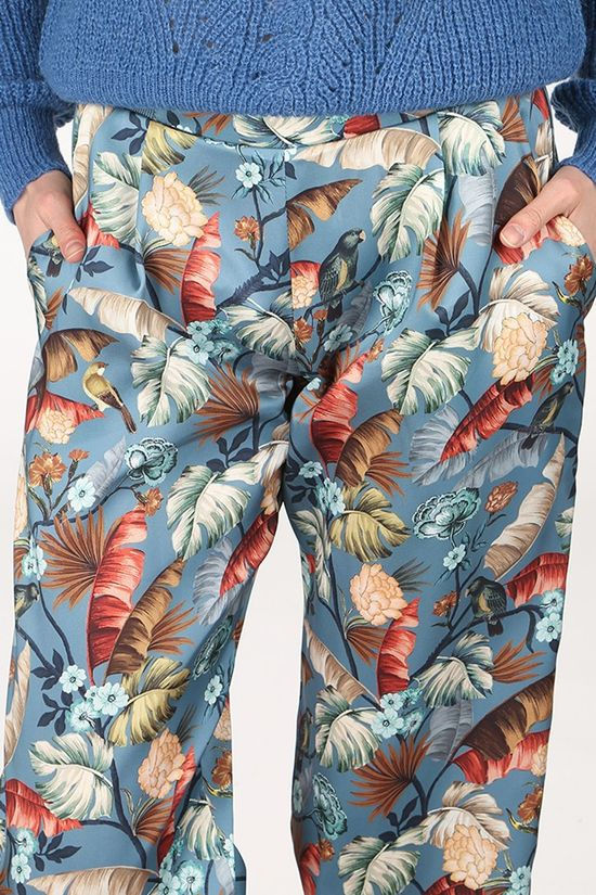 La Fée Maraboutée Pantalon Laude Petrol/Light Pink