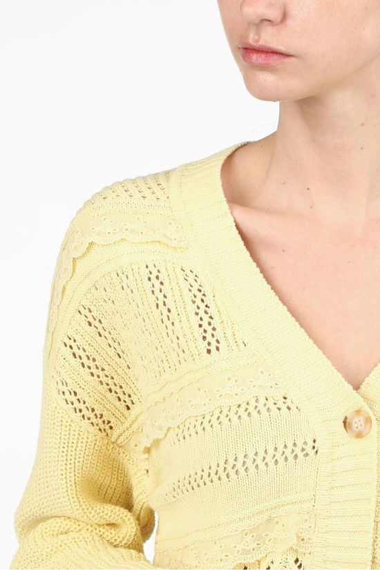 Yerse Cardigan 34544 light yellow