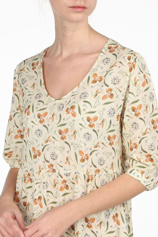 Yerse Robe 34870 Vanille/Ass. Flower