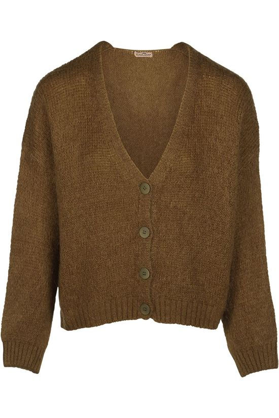 Black Rose Cardigan Xelo dark khaki