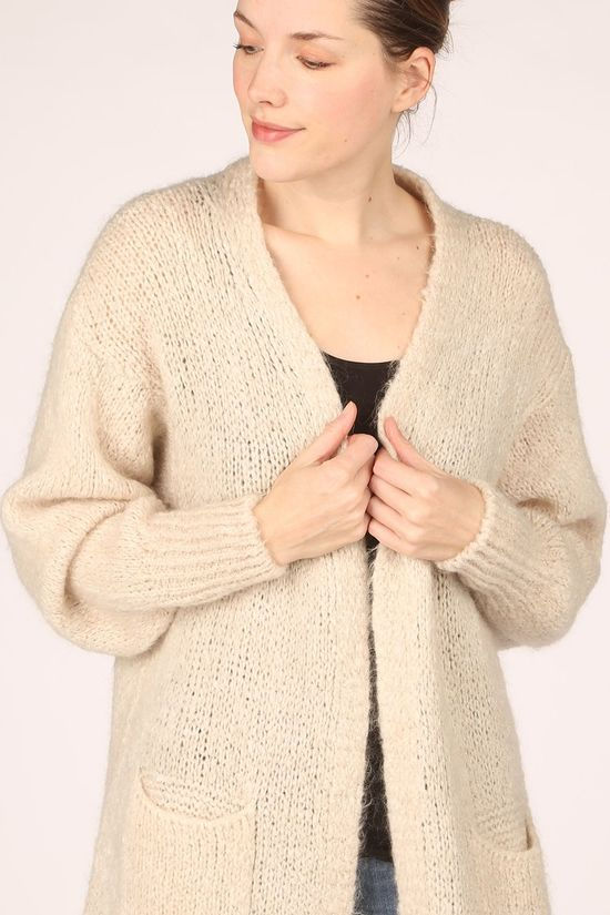Black Rose Cardigan Xoxo Ecru
