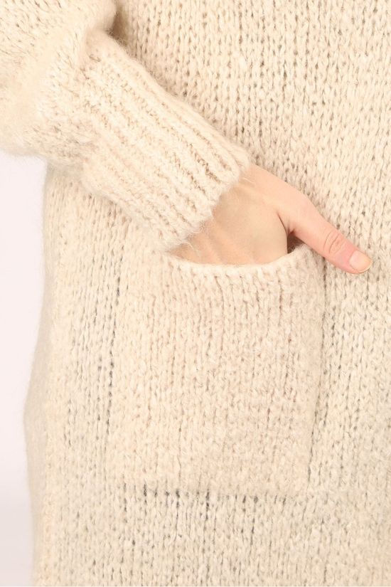 Black Rose Cardigan Xoxo Ecru