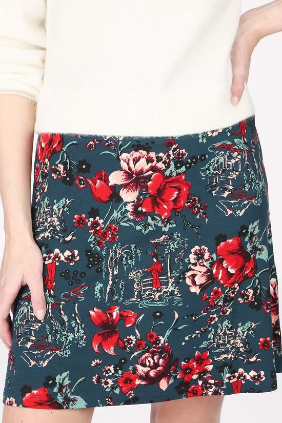 King Louie Rok Border Harajuku Petrol/Ass. Flower