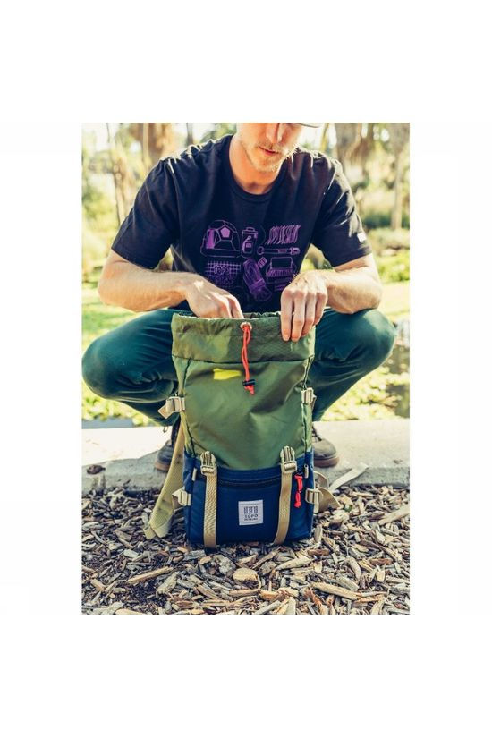 Topo Designs Dagrugzak Rover Pack Classic mid green/dark blue