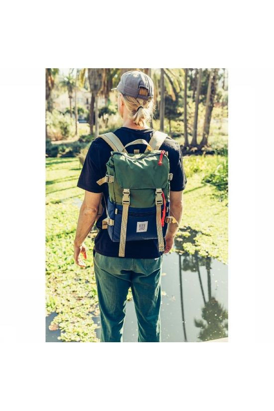 Topo Designs Dagrugzak Rover Pack Classic mid green/dark blue