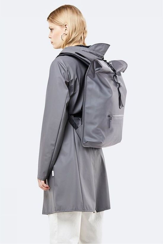 Rains Sac à Dos Rolltop mid grey