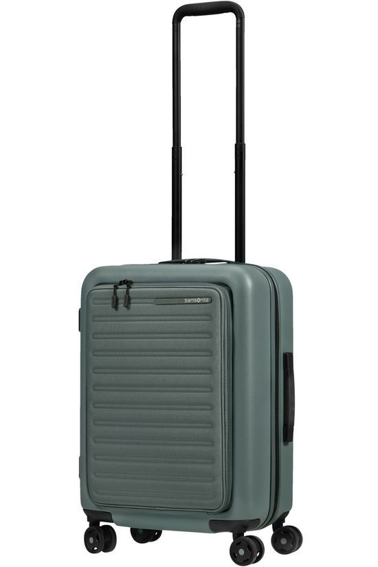 Samsonite Handbagage Stackd Spinner 55 Exp Easy Access dark green