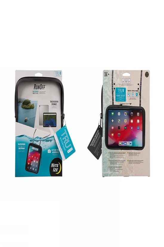 Nite Ize Sac Étanche Runoff Waterproof Tablet Case dark grey