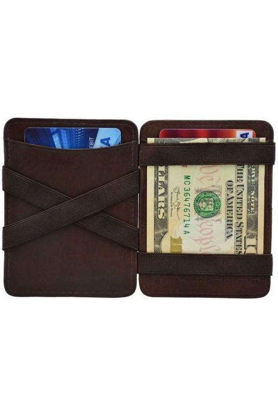 Hunterson Portefeuille Leather RFID Magic Wallet brown