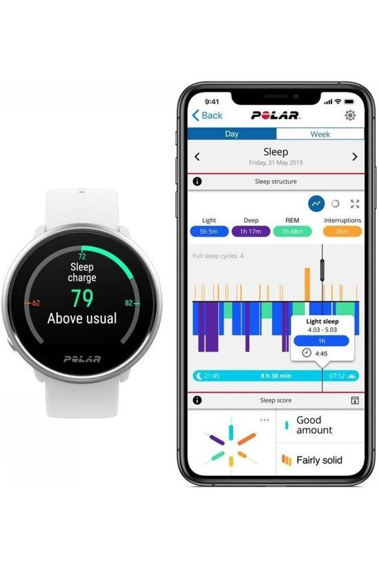 Polar Cardiofréquencemètre Ignite M/L white