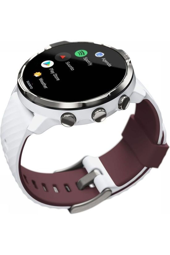 Suunto 7 White Burgundy White/Bordeaux / Maroon